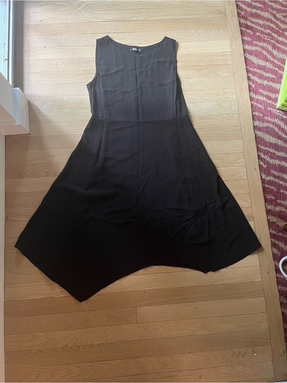 Eileen Fisher Black silk dress NWOT